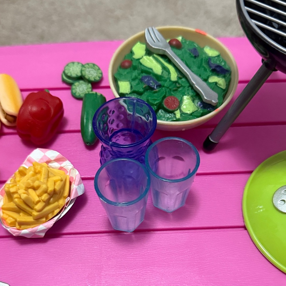 Our Generation Picnic Playset with Pink Table for 18” Dolls - Picture 8 of 10